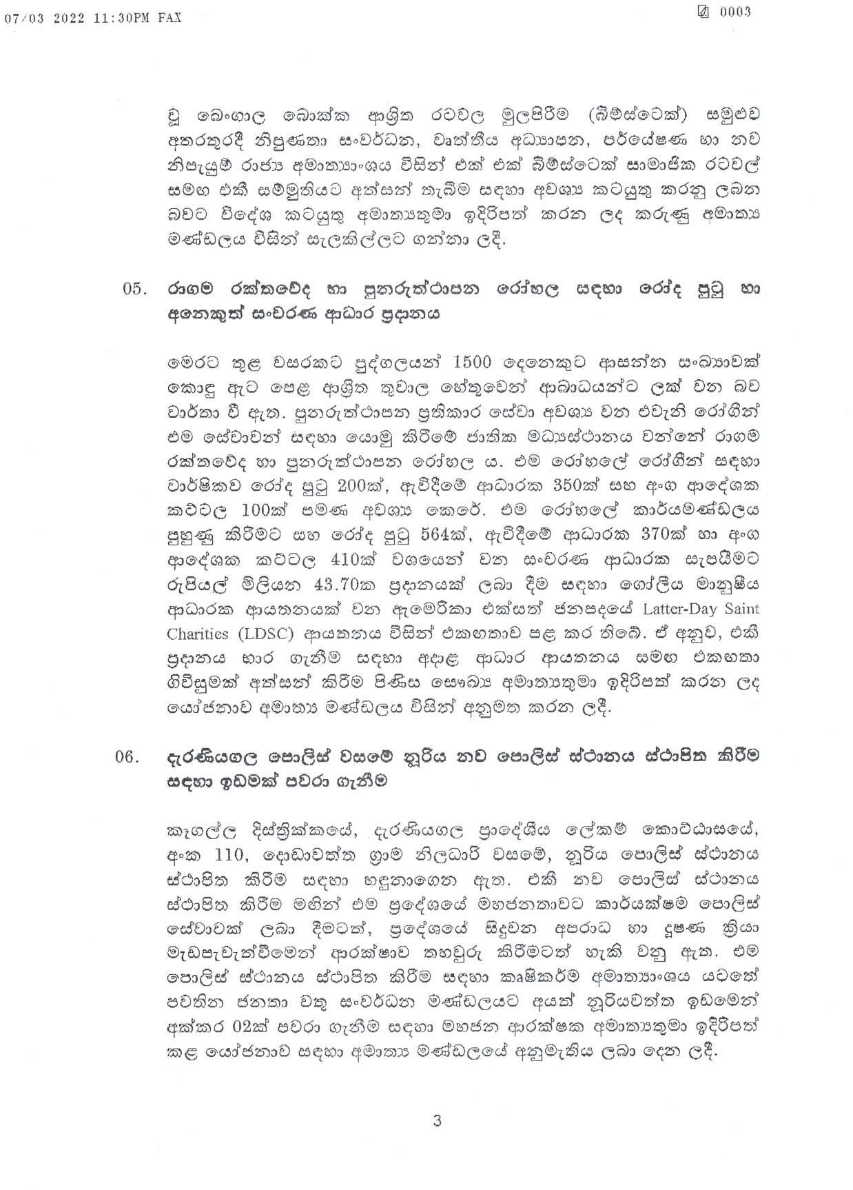 Cabinet Decision on 07.03.2022 page 003