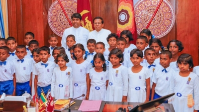 ශිෂ්‍යත්ව විභාගයෙන් ලංකාවේ ප්‍රථම ස්ථානයට පැමිණි විදුහලේ සිසු දරුවන් ජනපති හමු වෙයි