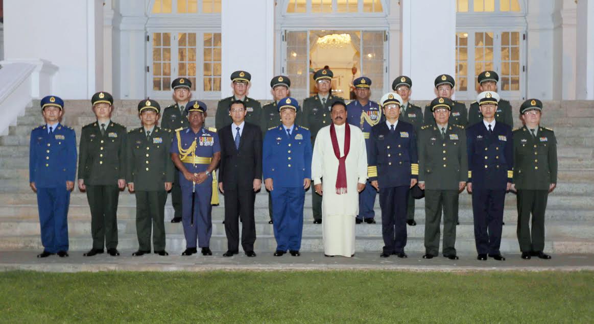 Chinas Highest Military Delegation Calls on President Rajapaksa 2