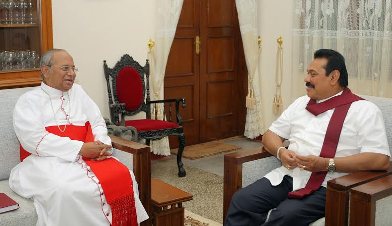 President meets Colombo Arch Bishop 