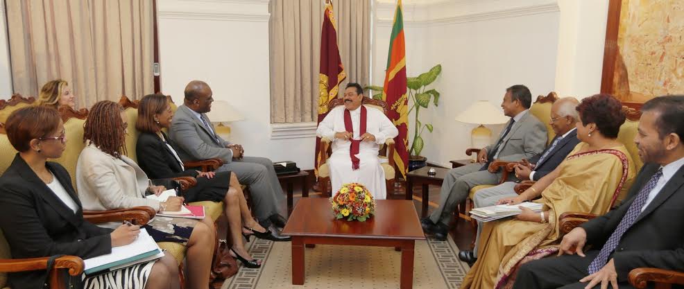 President of UNGA Call on President Rajapaksa 