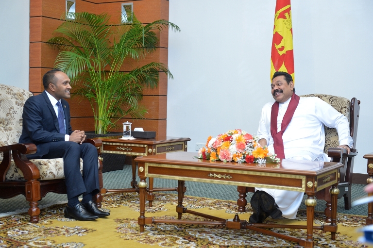 Maldives Vice President meets Sri Lankan President 1