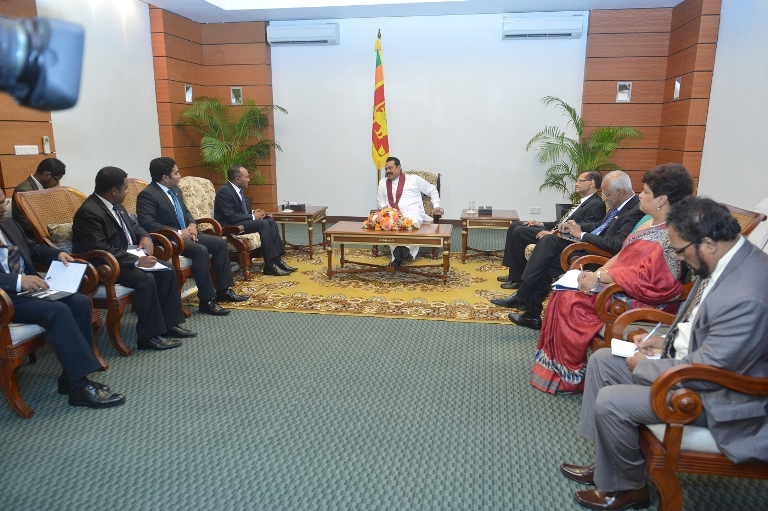 Maldives Vice President meets Sri Lankan President 2