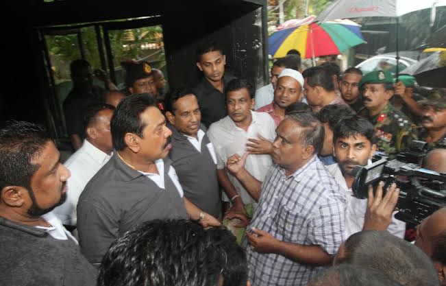 President on an Inspection Visit to Aluthgama and Beruwala 2