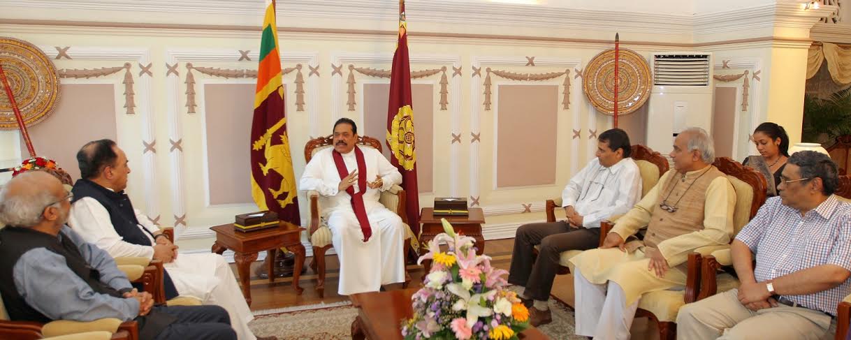 BJP Members Meet President Rajapaksa 2