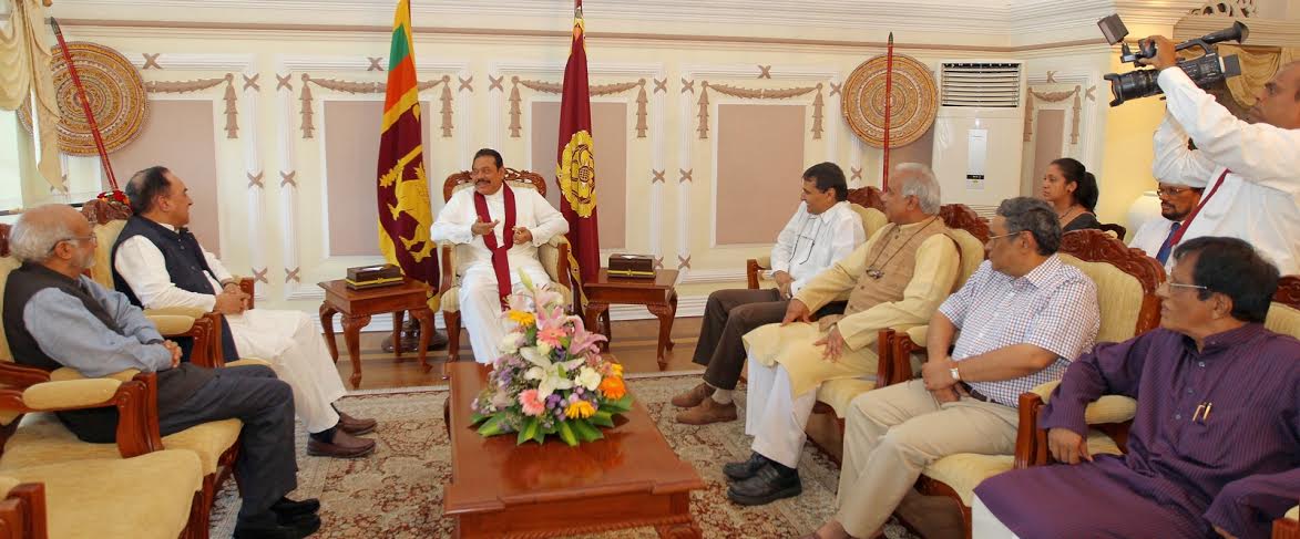 BJP Members Meet President Rajapaksa 3