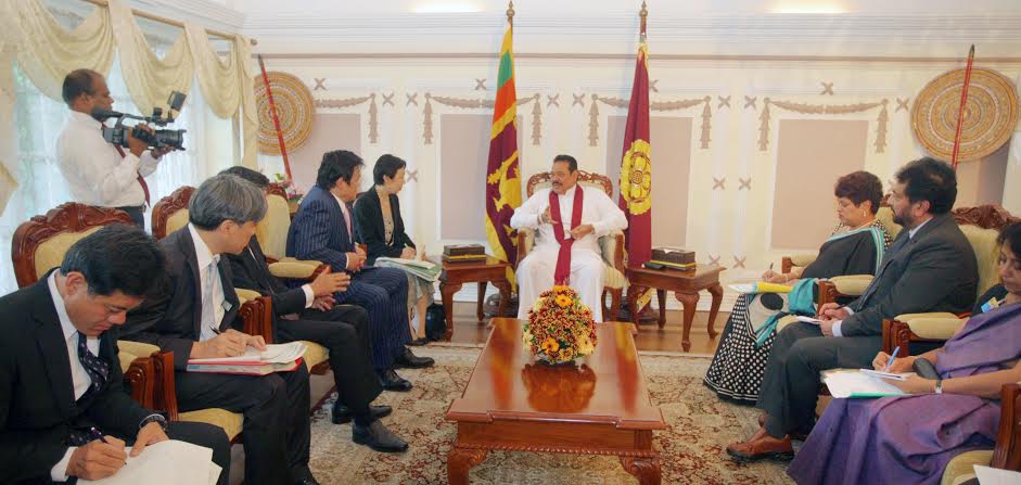 Japans State Minister on President Rajapaksa 