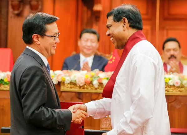 HE Rajapaksa  HE Xi Jinping  minister basil