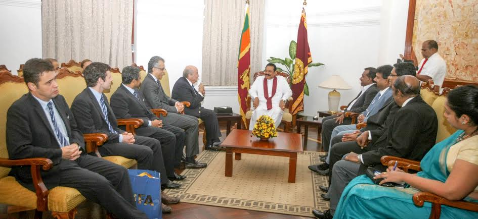 FIFA President Calls on President Rajapaksa 2
