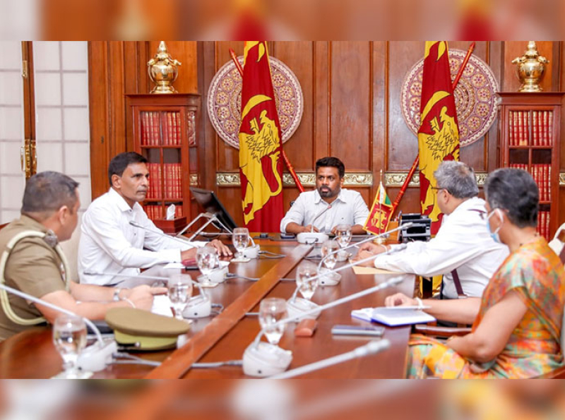 බන්ධනාගාර තුළ සිදු වන මත්ද්‍රව්‍ය ජාවාරම් සහ පාතාලය සම්බන්ධ කටයුතු  මැඬ පැවැත්වීමට පියවර ගන්නා ලෙස ජනපතිගෙන් නිලධාරීන්ට උපදෙස් 