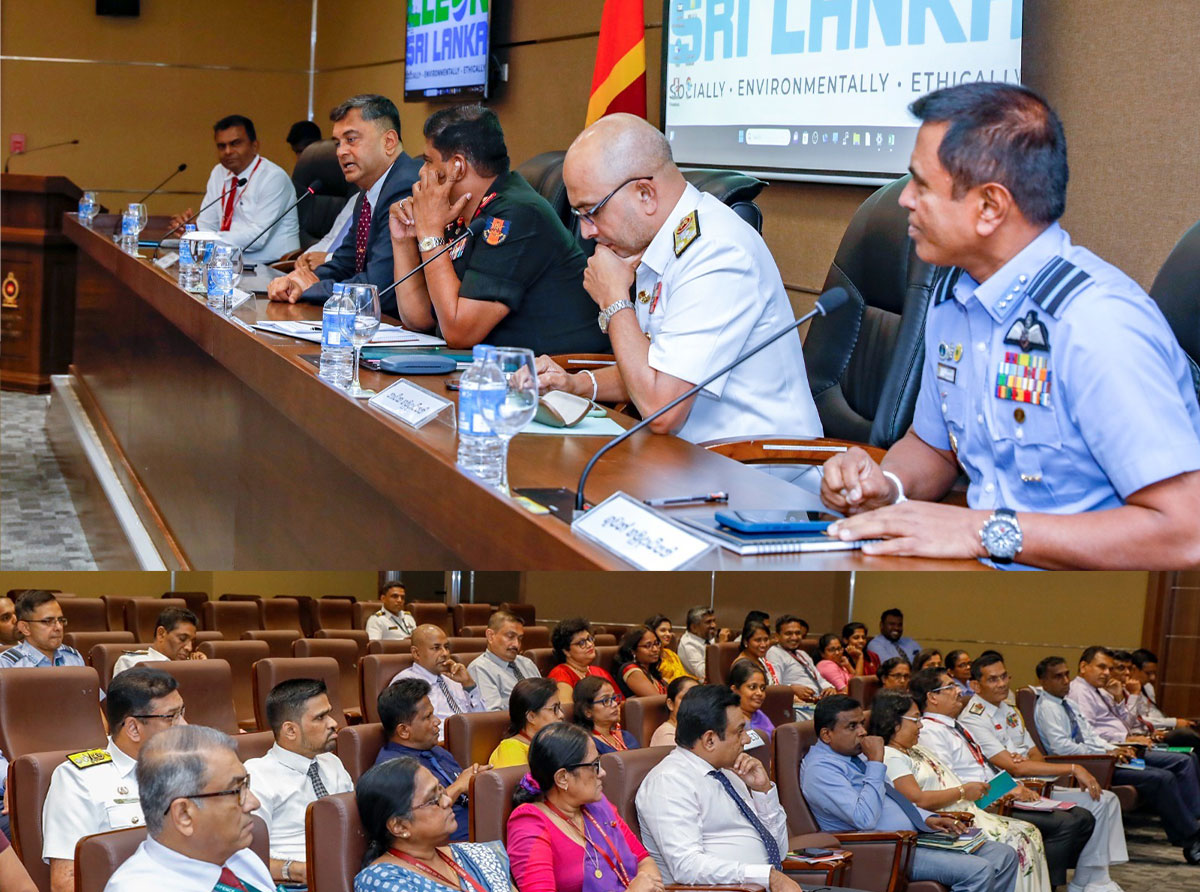 'Clean Sri Lanka' වැඩසටහනේ සක්‍රීය දායකත්වයට ආරක්‍ෂක අමාත්‍යාංශය සූදානම්