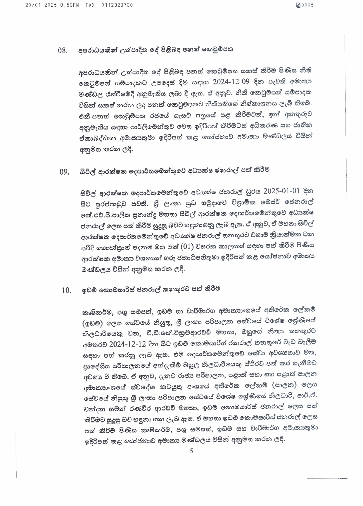 Cabinet Decision on 20.01.2025 page 0005