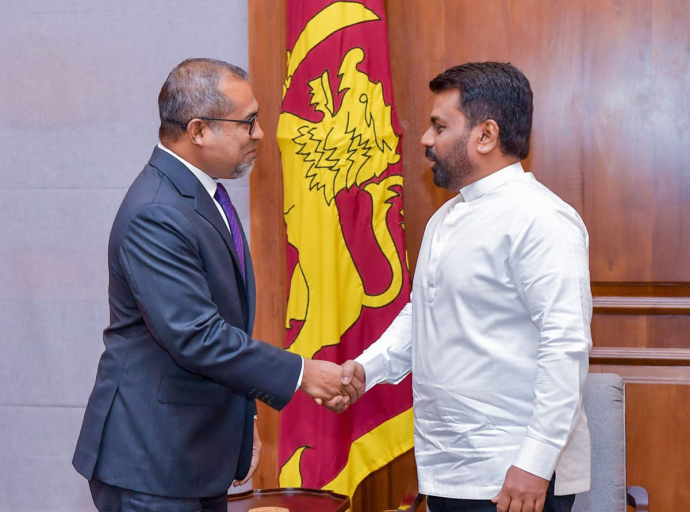 ජනපති සහ මාලදිවයින් විදේශ කටයුතු අමාත්‍ය අතර හමුවක්