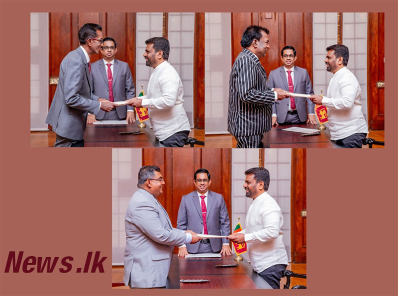 නව අභියාචනාධිකරණ විනිසුරන් තිදෙනෙක් දිවුරුම් දෙති 