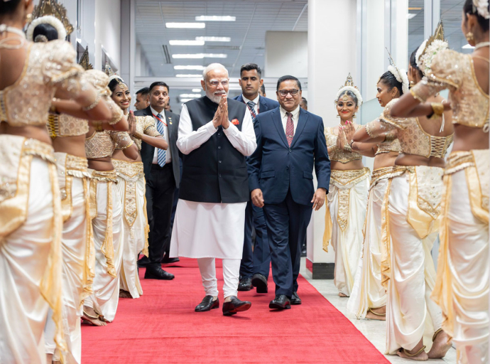 ඉන්දියානු අග්‍රාමාත්‍ය ශ්‍රී නරේන්ද්‍ර මෝදි දිවයිනට