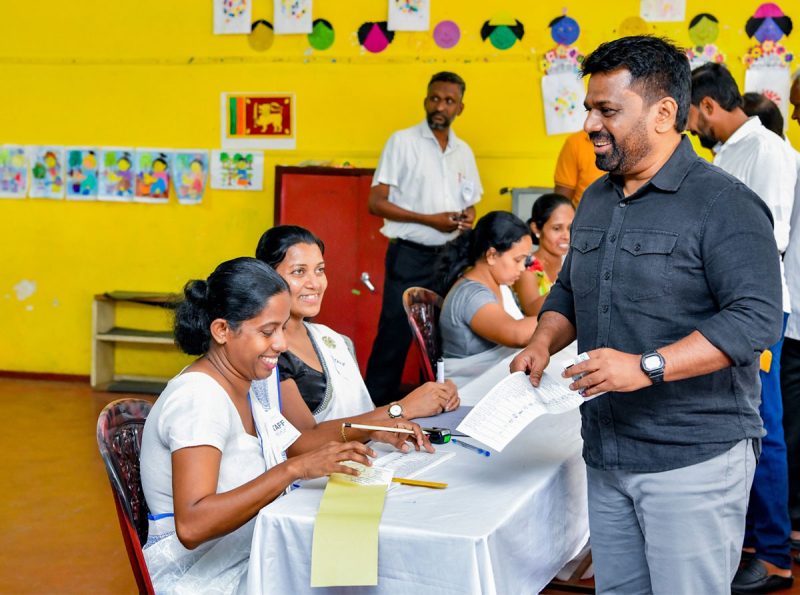 ජනපති ඡන්දය ප්‍රකාශ කරයි