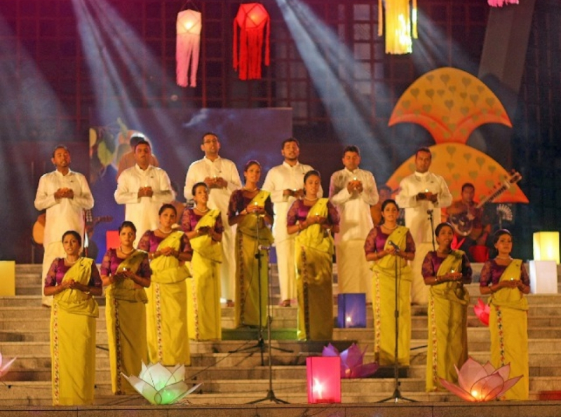 වෙසක් බැති ගී සරණිය මැයි 12,13,14 සහ15 යන දිනවල ජනාධිපති කාර්යාල පරිශ්‍රයේදී 