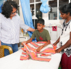 ගැරඩිඇල්ල ප්‍රදේශයේ සිදු වූ බස් රථ අනතුරින් තුවාල ලැබූවන්ගේ තත්ත්වය විමසා බැලීමට අගමැතිනිය යයි