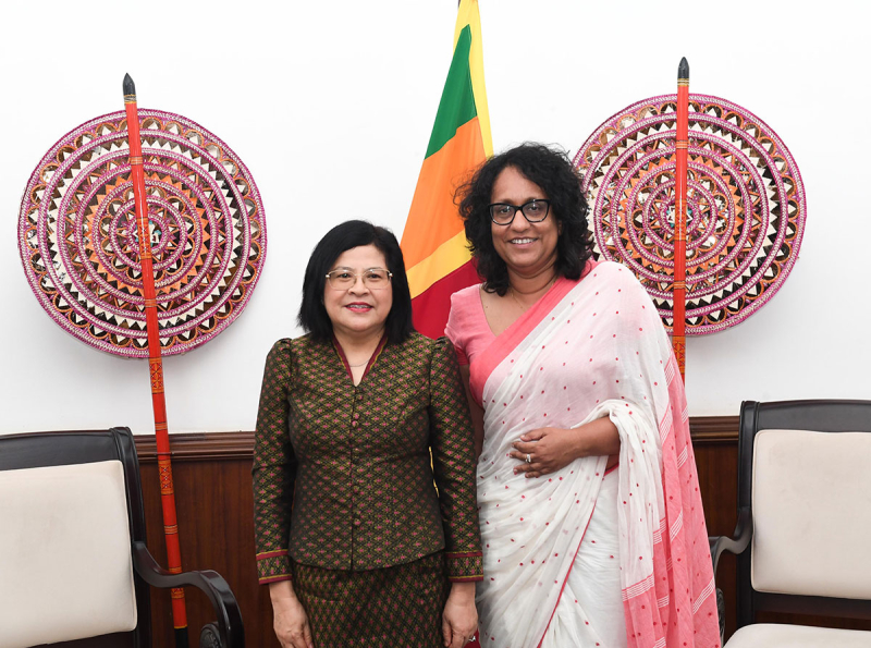 ද්විපාර්ශ්වික සහයෝගීතාව පිළිබඳ සාකච්ඡා කිරීම සඳහා කාම්බෝජියා තානාපතිනිය අග්‍රාමාත්‍යවරිය හමුවෙයි