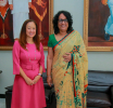 එක්සත් ජනපද තානාපති ජූලි චංග්  අගමැතිනිය හමුවෙයි