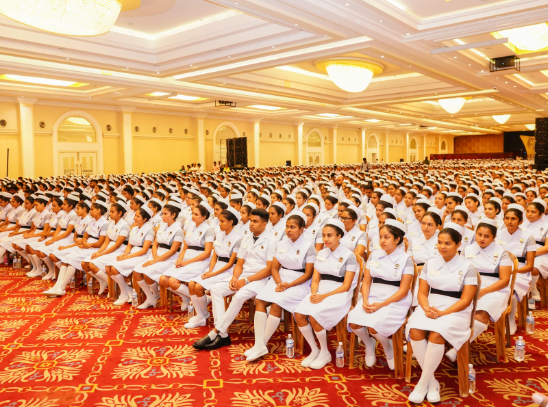හෙද සේවා ඉතිහාසයේ පළමුවරට හෙදියෝ 3147ක් පත්වීම් ලබති