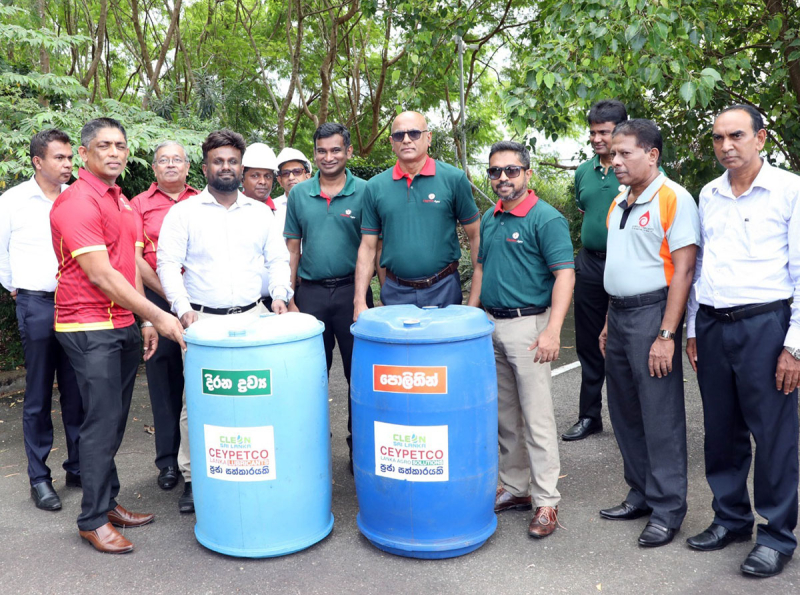 “ඉවත ලන බැරල් කසළ බඳුන්” ලෙස සකසා බෙදා හැරීමේ ව්‍යාපෘතියක් සිපෙට්කෝ සහ ක්ලීන් ශ්‍රී ලංකා එක්ව ක්‍රියාවට නංවයි