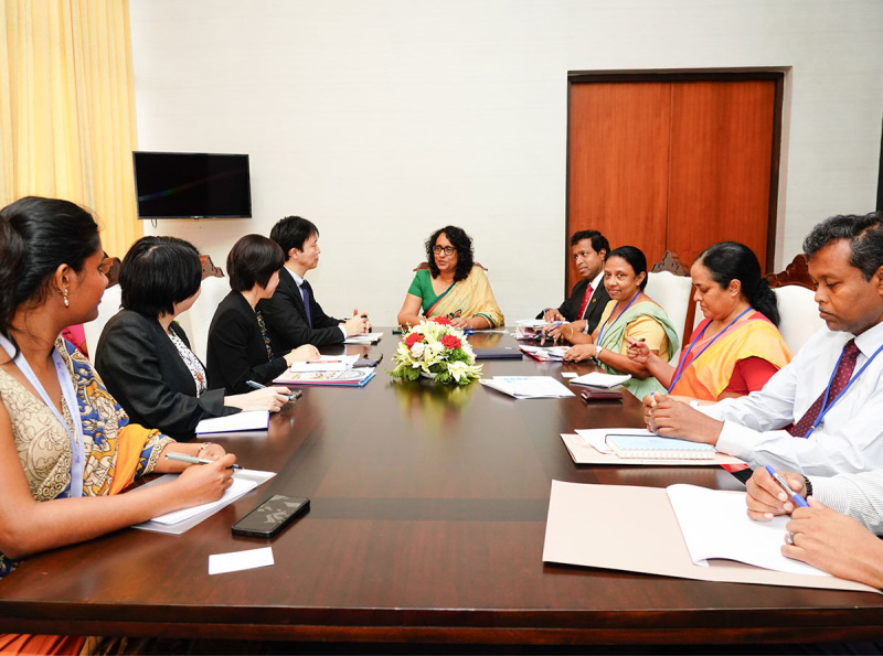 අගමැතිනිය සහ JICA නව ප්‍රධානී අතර හමුවක්