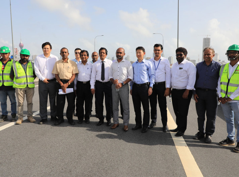 වරාය පිවිසුම් මාර්ගයේ ප්‍රගතිය නියෝජ්‍ය අමාත්‍යවරයාගේ නිරීක්ෂණයට