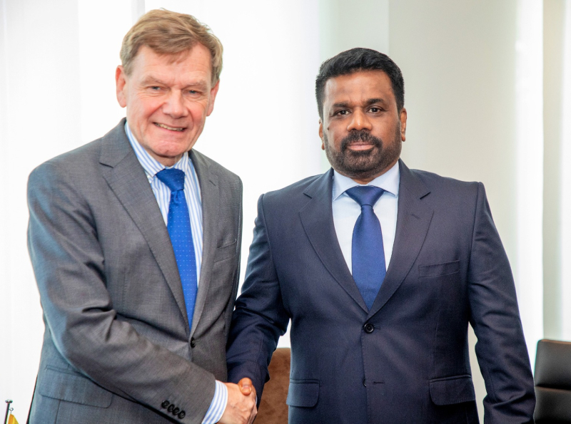 ජනපති හා ජර්මානු විදේශ අමාත්‍යවරයා අතර හමුවක්