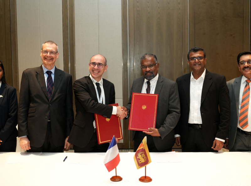 ප්‍රංශය සහ ශ්‍රී ලංකාව අතර ණය ප්‍රතිව්‍යුහගත කිරීම ගැන ගිවිසුමට අත්සන් තැබේ