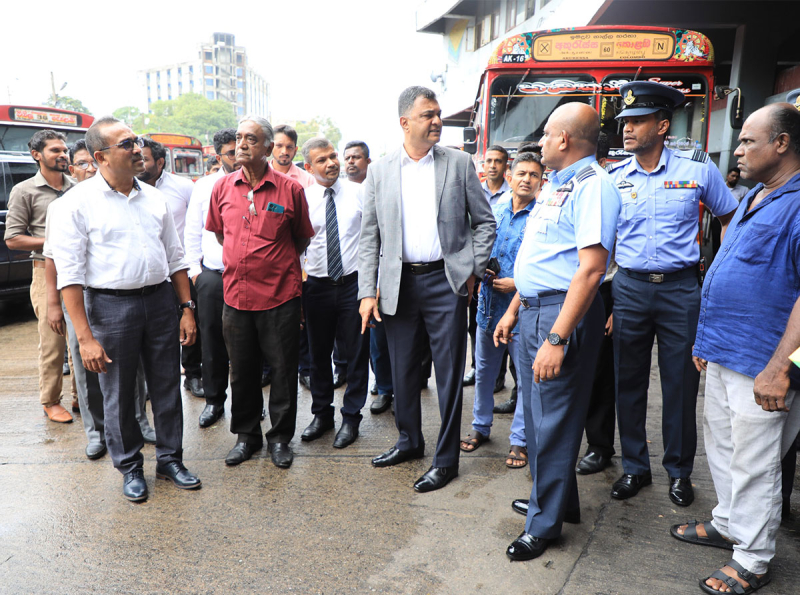 ශ්‍රී ලංකා ගමනාගමන මණ්ඩලයේ මධ්‍යම බස් නැවතුම්පොළ නවීකරණයට කඩිනම් පියවර	