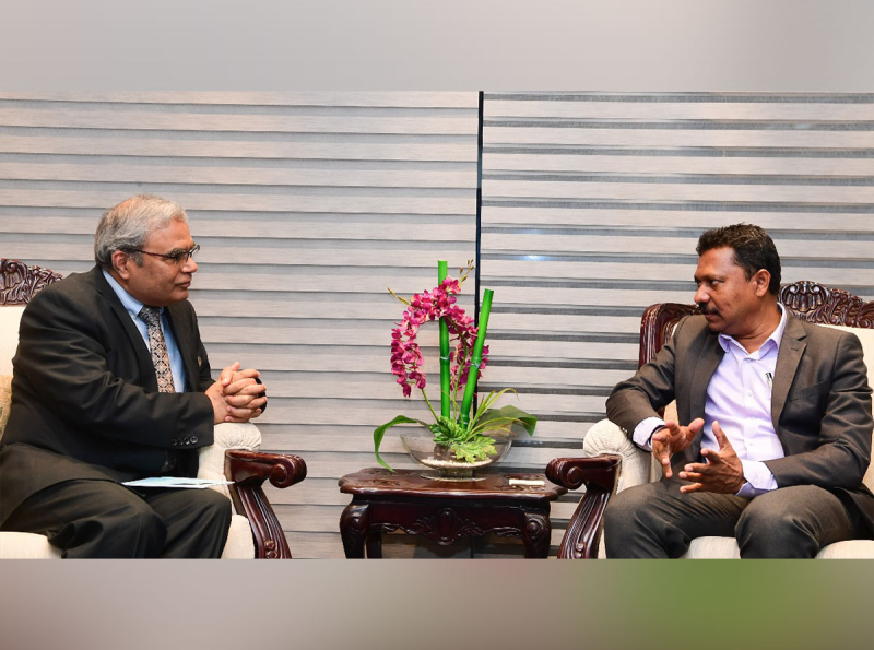 බිම්ස්ටෙක් මහලේකම් සහ සෞඛ්‍ය හා ජනමාධ්‍ය නියෝජ්‍ය අමාත්‍යවරයා අතර හමුවක්