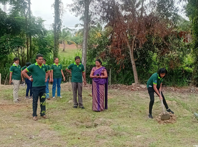 ගම්පහ කච්චේරි පරිශ්‍රයේ දෙවන නාගරික වනෝද්‍යානයේ පැළ සිටවීම අරඹයි