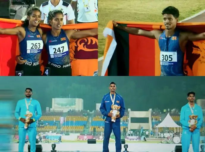 දකුණු ආසියානු ජ්‍යෙෂ්ඨ මලල ක්‍රීඩා ශූරතාවලියේ පළමු දින අවසානයේ ශ්‍රි ලංකාවට රන් පදක්කම් 4 ක් , රිදී පදක්කම් 3 ක් හා ලෝකඩ පදක්කම් 3ක්