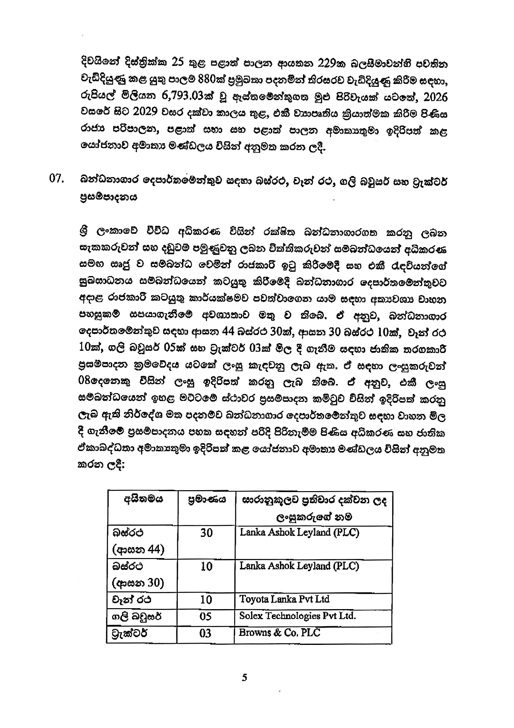 Cabinet Decisions on 10.11.2025 New 5 of 9