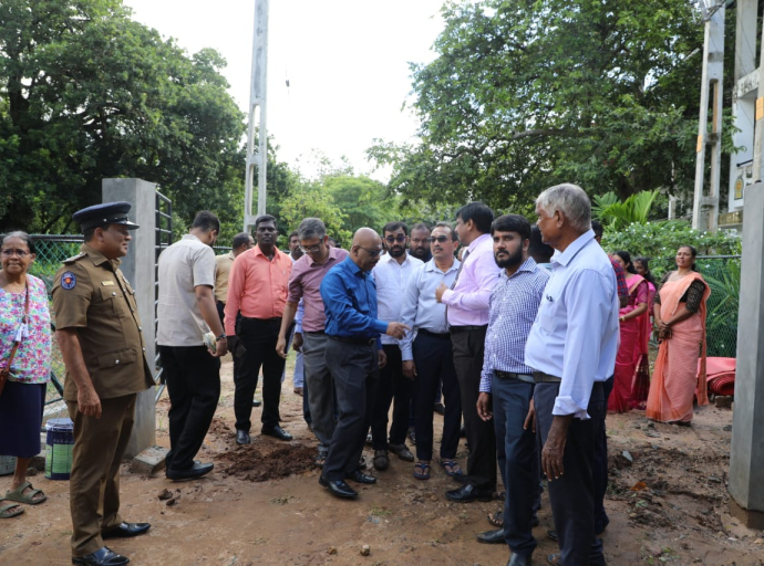 යාපනය දිස්ත්‍රික්කයේ පළමු ගෘහස්ථ ක්‍රීඩාංගනයේ ඉදි කිරීම් ඇරඹේ
