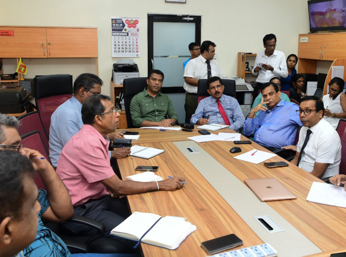 ආපදා තත්වය හමුවේ මෙරට සෞඛ්‍ය පද්ධතියේ සම්පුර්ණ ක්‍රියාවලිය පිළිබඳ විශේෂ සාකච්ඡාවක්