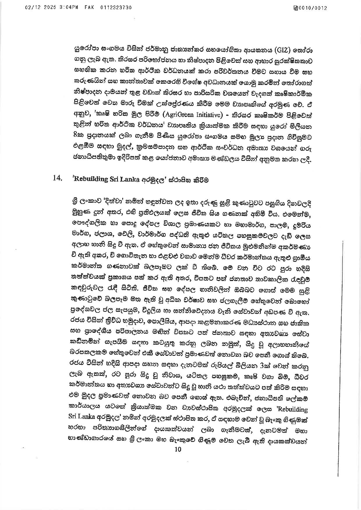 Cabinet Decisions on 01.12.2025 S 1 page 010