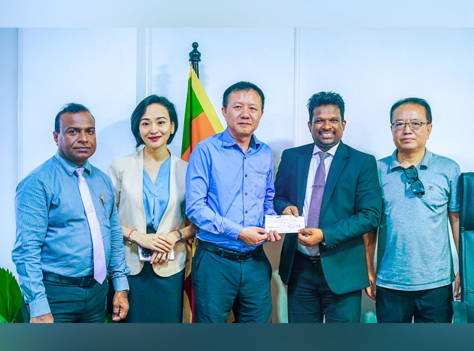 ශ්‍රී ලංකා විදේශ චීන සංගමයෙන් මෙරටට රුපියල් මිලියනයක් 