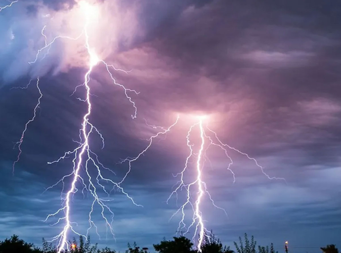 ප්‍රභල අකුණු පිළිබඳව අවවාදාත්මක නිවේදනය