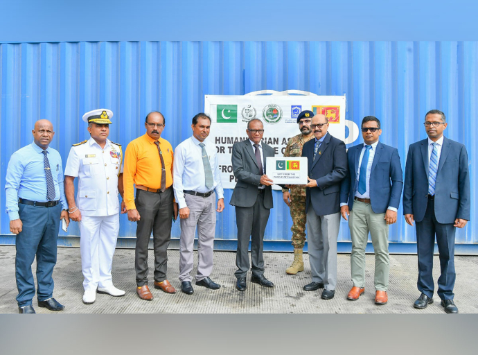 පාකිස්ථානයෙන්  ශ්‍රී ලංකාවට මානුෂීය ආධාර 