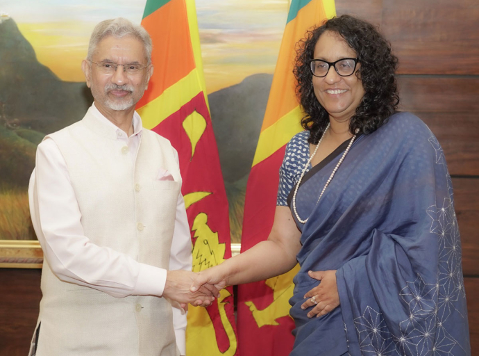 ඉන්දීය විදේශ කටයුතු අමාත්‍ය එස් ජෙයශංකර් මහතා අගමැතිනිය හමුවෙයි