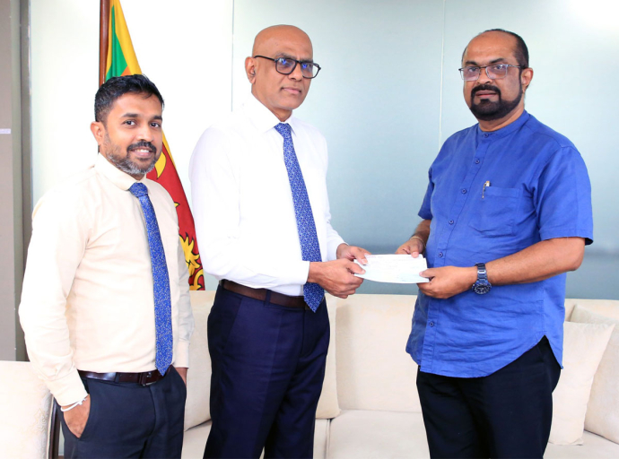 “Rebuilding Sri Lanka” අරමුදලට රුපියල් මිලියන 16ක පරිත්‍යාගයක්