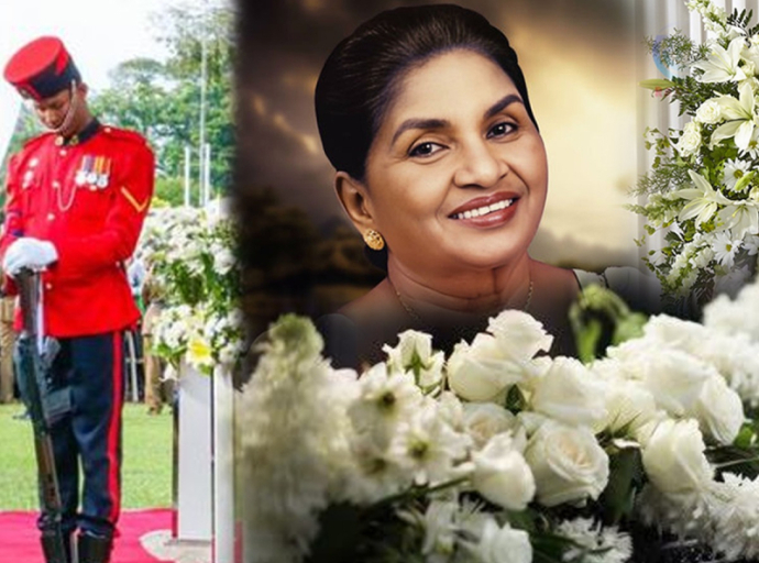 කලාසුරී ලතා වල්පොල මහත්මියගේ දේහය පිළිබඳ අවසන් කටයුතු අද(31) පූර්ණ රාජ්‍ය අනුග්‍රහය සහිතව සිදු කෙරේ