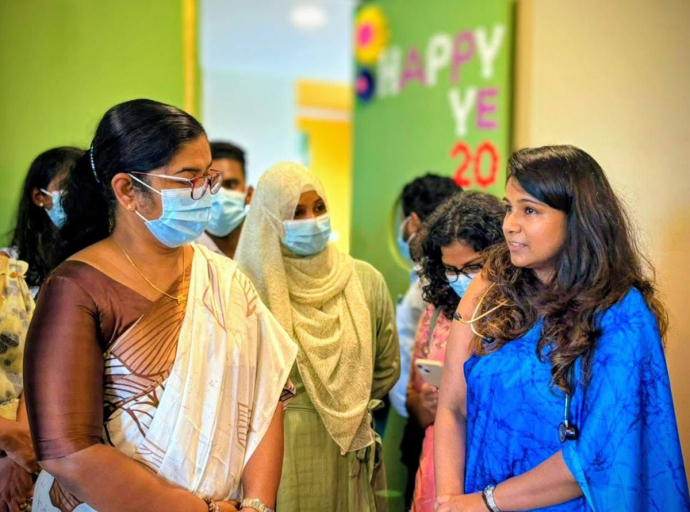 "අපේක්ෂා" රෝහලේ ළමා ඒකකය කාන්තා සහ ළමා කටයුතු අමාත්‍යවරියගේ නිරීක්ෂණයට