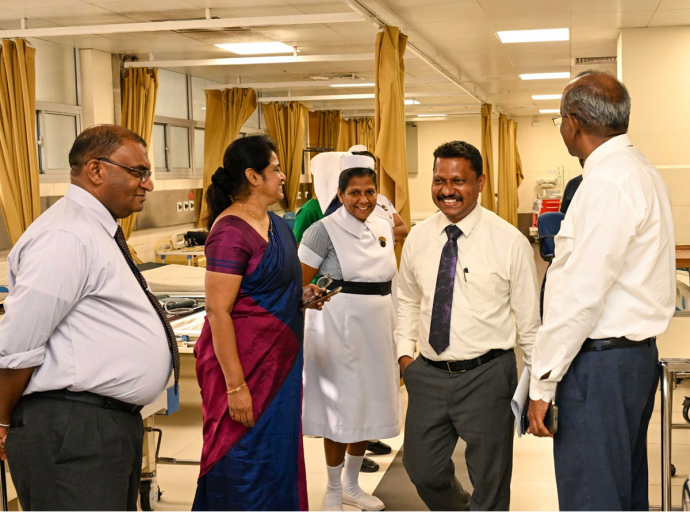 රජයේ රෝහල් පද්ධතිය වඩාත් විධිමත් කිරීමේ සහ රෝගී සත්කාර සේවා දියුණුකිරීමේ  වැඩපිළිවෙළක්