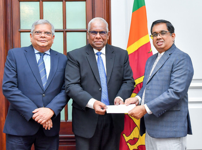 විපතට පත් ජනතාවට සහන සැලසීමට අල්ලස් හෝ දූෂණ චෝදනා විමර්ශන කොමිෂන් සභාවෙන් මූල්‍යමය පරිත්‍යාගයක්