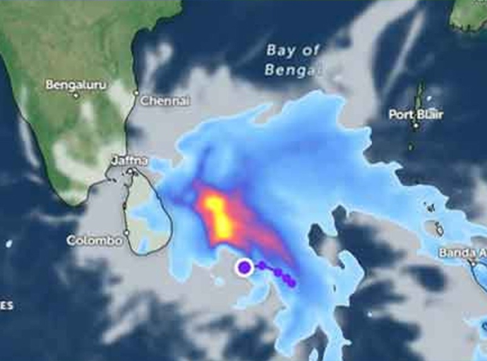 උතුරු, නැගෙනහිර සහ මධ්‍යම පළාත්වල වැසි හා සුළං තත්ත්වය වැඩිවිමක්