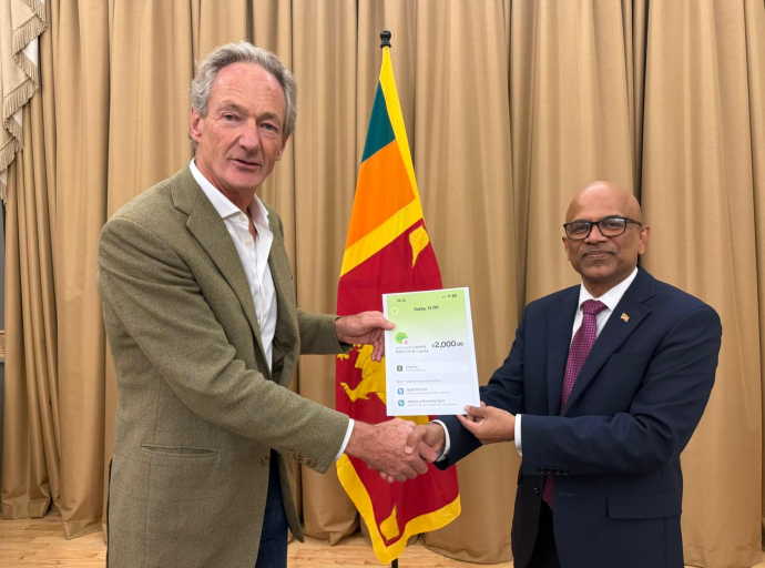 එක්සත් රාජධානියේ පුරවැසියෙකුගෙන් ‘Rebuilding Sri Lanka’ අරමුදලට විශේෂ මූල්‍ය පරිත්‍යාගයක්