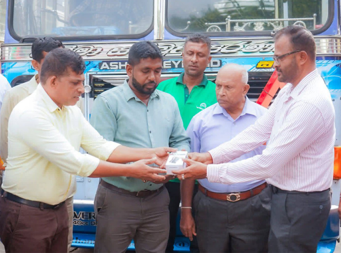 දකුණු පළාතේ මගී ප්‍රවාහන බස් රථ සඳහා GPS යන්ත්‍ර සවි කිරීම ඇරඹේ